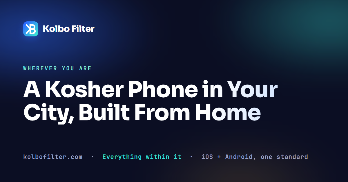 A Kosher Phone in Your City, Built From Home