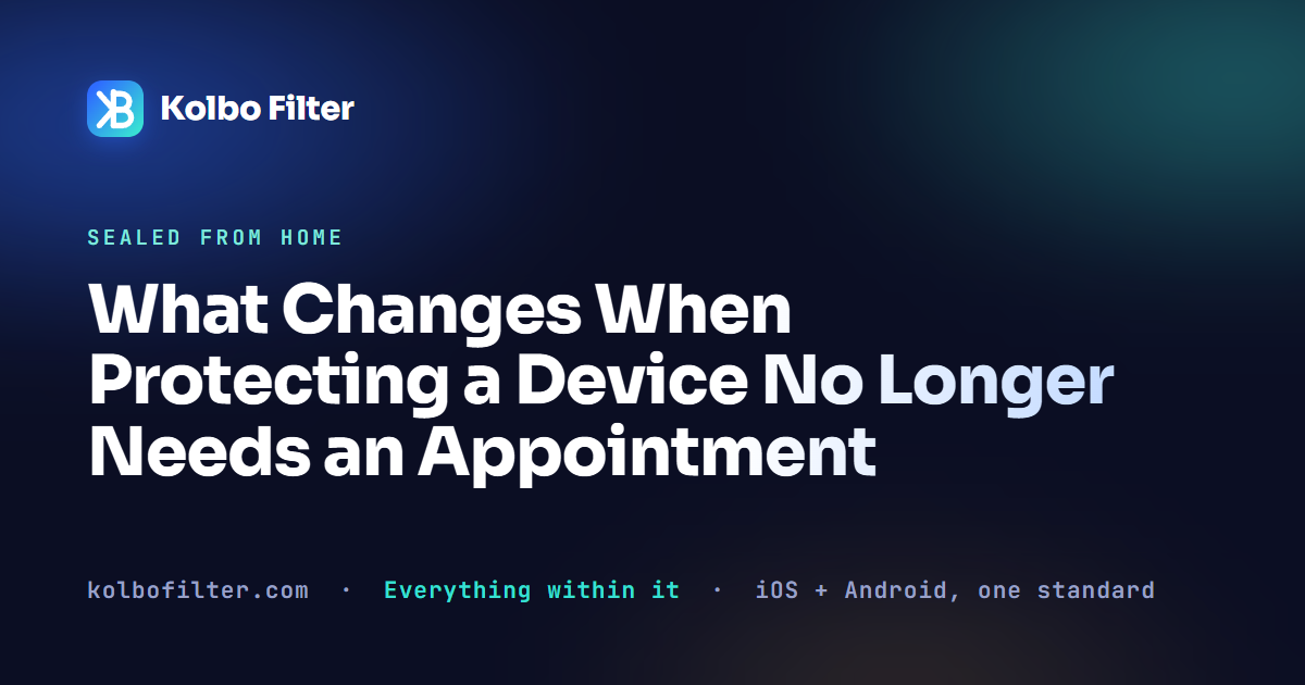 What Changes When Protecting a Device No Longer Needs an Appointment