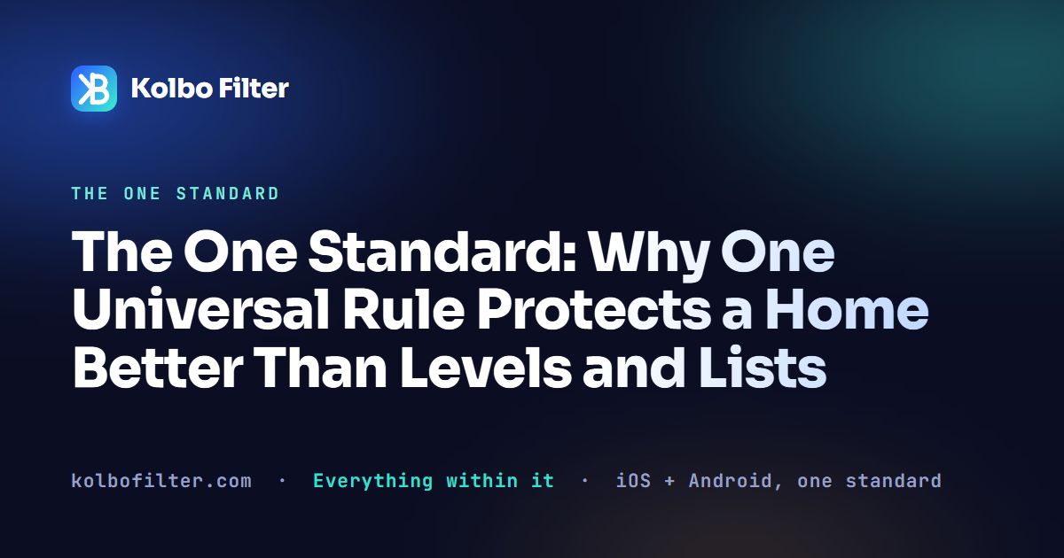 The One Standard: Why One Universal Rule Protects a Home Better Than Levels and Lists